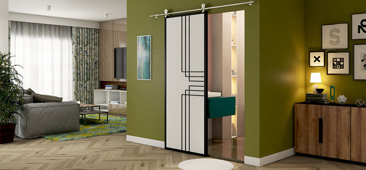 sliding bathroom door installation in Laguna Woods